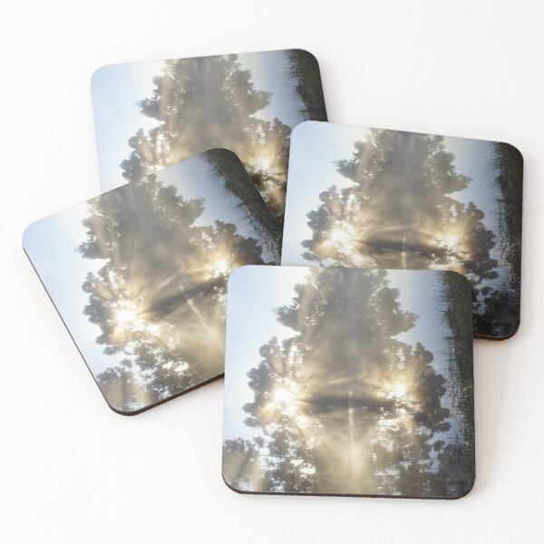 Item preview, Golden Sunrise Mist Reflection - Magpie Springs Vineyard designed and sold by MagpieSprings.