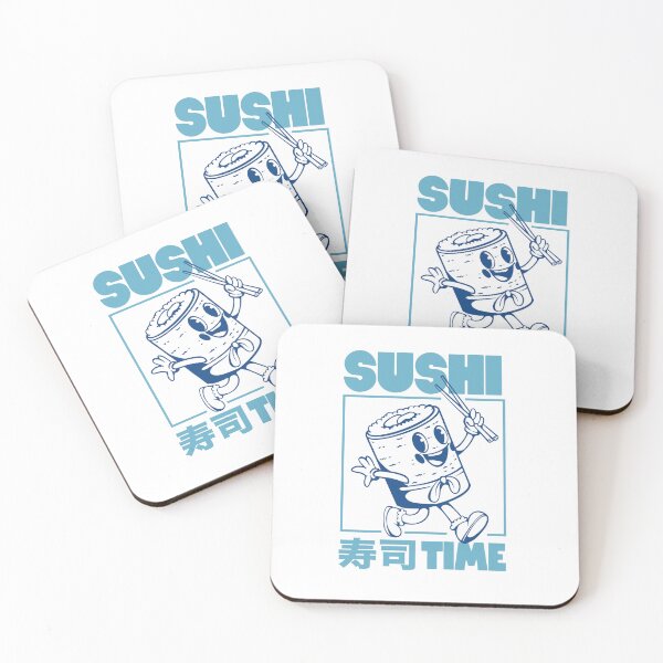 Item preview, Sushi Time retro image designed and sold by All I Need Designs.