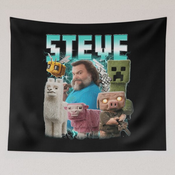 Aperçu de l'œuvre Film de Steve Minecraft créée et vendue par inky-T-shirty.