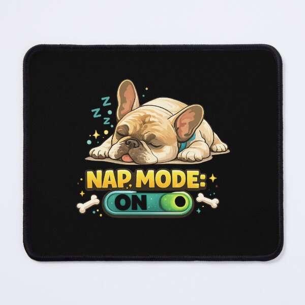 Item preview, Nap Mode On Sleeping Dog Cute Funny Design designed and sold by mvm-shop.