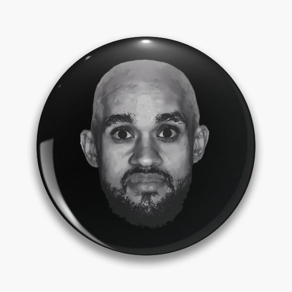 Item preview,  Bald Derrick White Funny Vintage Face designed and sold by Rajpoot1.