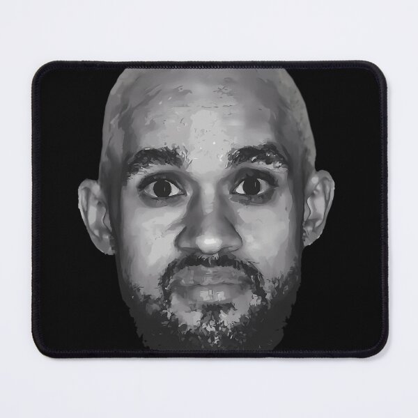Item preview,  Bald Derrick White Funny Vintage Face designed and sold by Rajpoot1.
