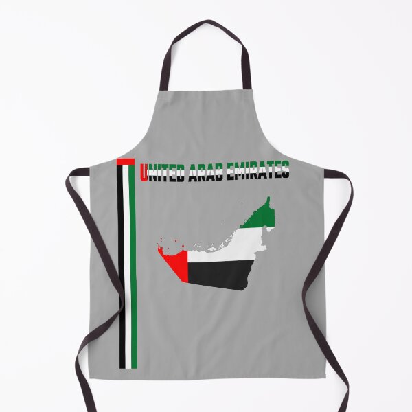 Item preview, UAE Flag Map - United Arab Emirates Pride Modern Art designed and sold by mashmosh.