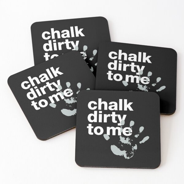Item preview,  Chalk Dirty To Me Motivating Crossfit Statement With Chalk Handprint designed and sold by CREATIVE-TEE.