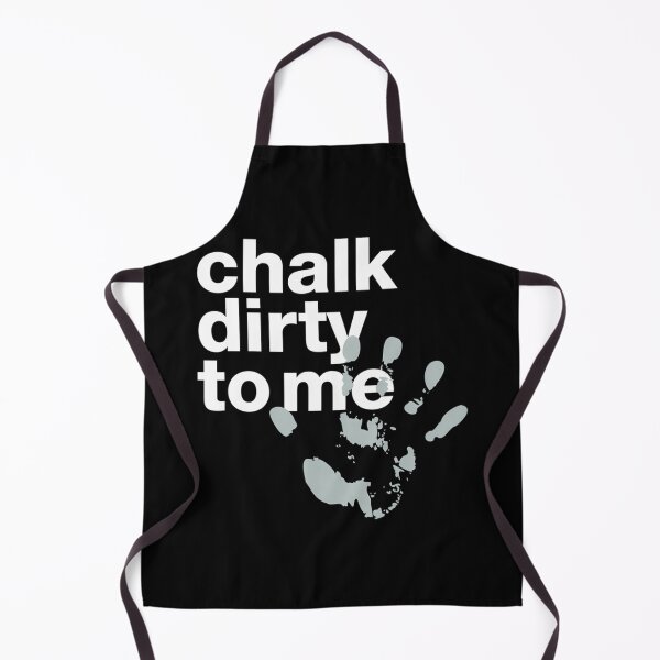Item preview, Chalk Dirty To Me Motivating Crossfit Statement With Chalk Handprint designed and sold by CREATIVE-TEE.