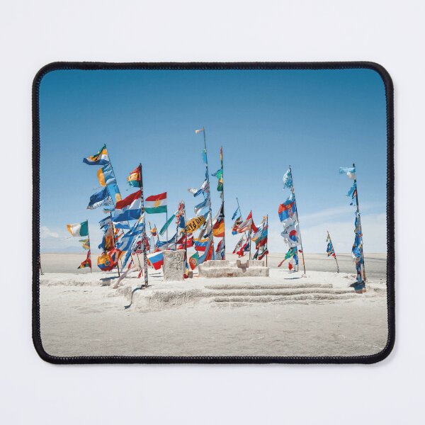 Item preview, Flags at the Salar de Uyuni – Bolivia Adventure Design designed and sold by Mauswohn.
