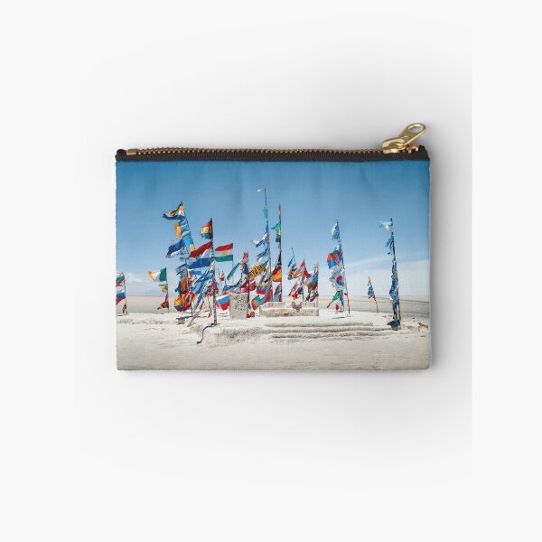 Item preview, Flags at the Salar de Uyuni – Bolivia Adventure Design designed and sold by Mauswohn.