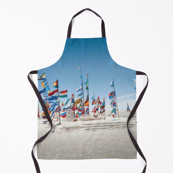 Item preview, Flags at the Salar de Uyuni – Bolivia Adventure Design designed and sold by Mauswohn.