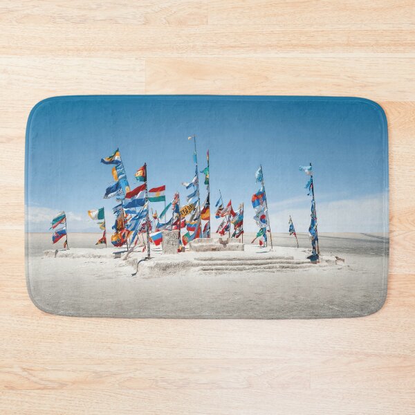 Item preview, Flags at the Salar de Uyuni – Bolivia Adventure Design designed and sold by Mauswohn.