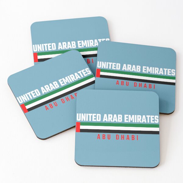 Item preview, Abu Dhabi UAE - Modern National Flag Aesthetic designed and sold by mashmosh.