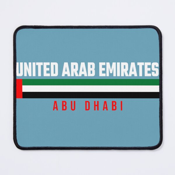 Item preview, Abu Dhabi UAE - Modern National Flag Aesthetic designed and sold by mashmosh.