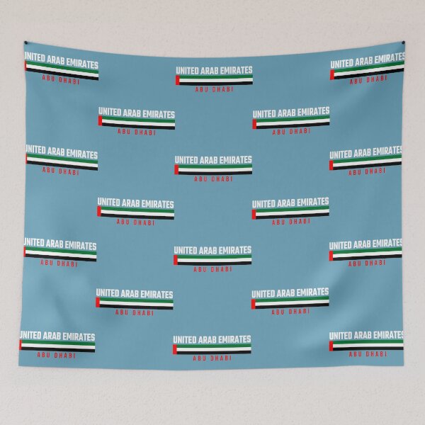Item preview, Abu Dhabi UAE - Modern National Flag Aesthetic designed and sold by mashmosh.