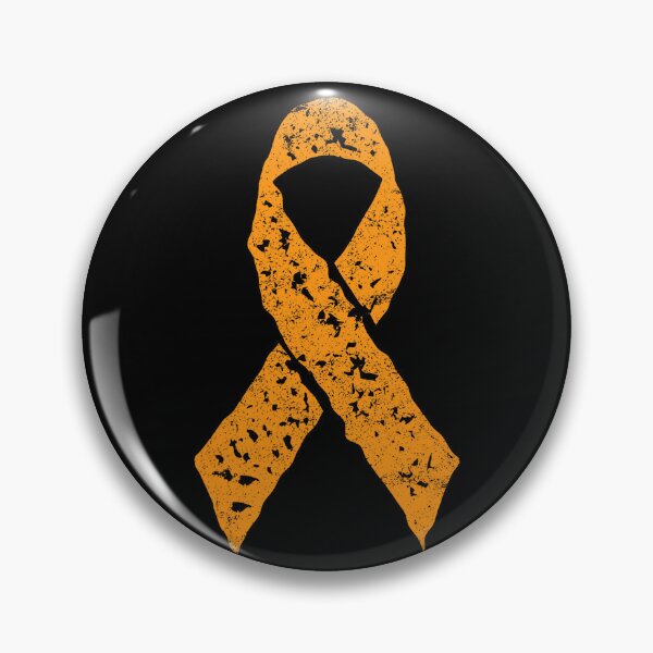 Item preview, Orange Ribbon Vintage Leukemia Awareness Cancer Patient Gift designed and sold by Michasstuckey.