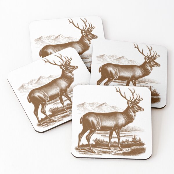 Item preview, Monochrome deer designed and sold by VSHine.