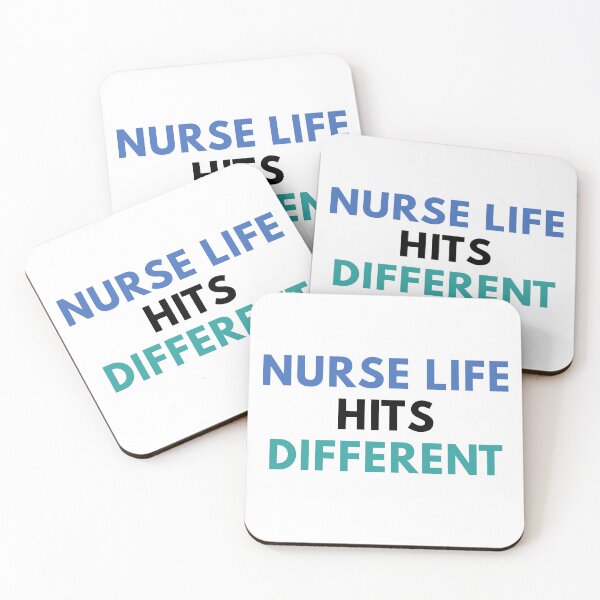 Item preview, Nurse Life Hits Different designed and sold by Common Mood.