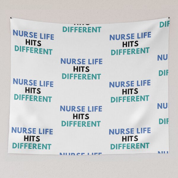 Item preview, Nurse Life Hits Different designed and sold by Common Mood.