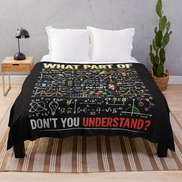 Item preview, Funny Math Science – What Part of Don’t You Understand? designed and sold by JerdbordinShop.