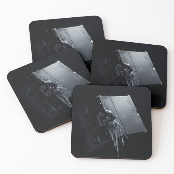 Item preview, Containment Breach in Deep Space | Minimalist Sci-Fi Horror Industrial Art designed and sold by Element Horizon Studio.