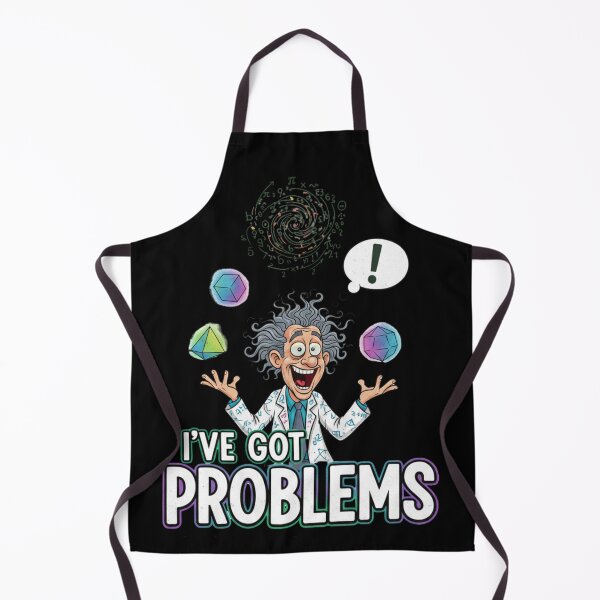 Item preview, Funny Math Teacher Problems – I Can Solve Them Crazy Professor Art designed and sold by Wear Sculpt.