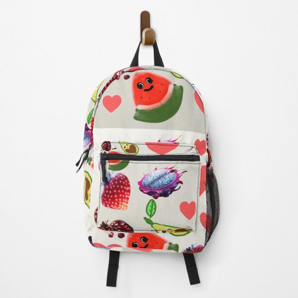 Item preview, Sweet Summer Fruit Hearts Pattern: Cute Kawaii Food Medley designed and sold by HopeAndHustle.