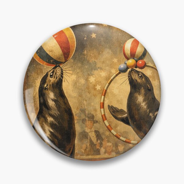 Item preview, Grand Circus Show – Vintage Seal Training Poster designed and sold by Mauswohn.