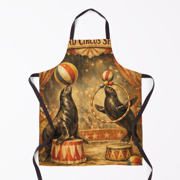 Item preview, Grand Circus Show – Vintage Seal Training Poster designed and sold by Mauswohn.