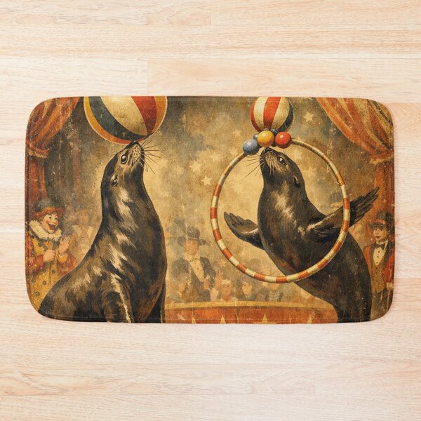 Item preview, Grand Circus Show – Vintage Seal Training Poster designed and sold by Mauswohn.