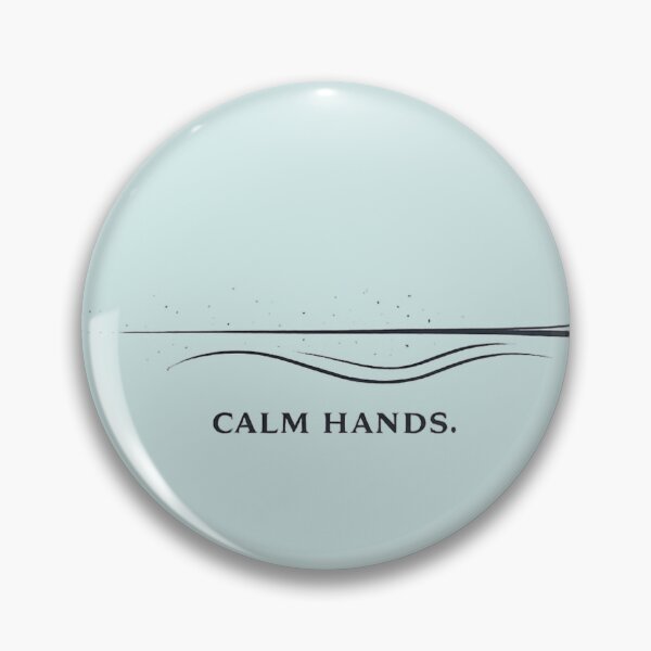 Item preview, Calm Hands – Minimal Fencing Glove Grip Design designed and sold by ChillCharmStudio.