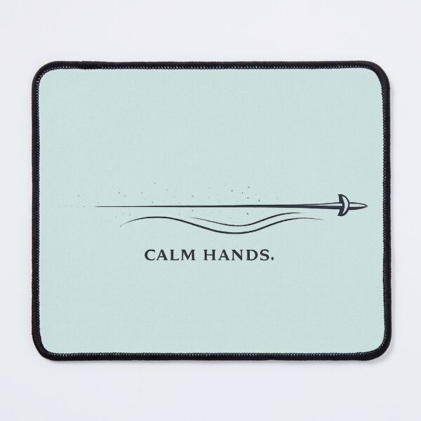 Item preview, Calm Hands – Minimal Fencing Glove Grip Design designed and sold by ChillCharmStudio.