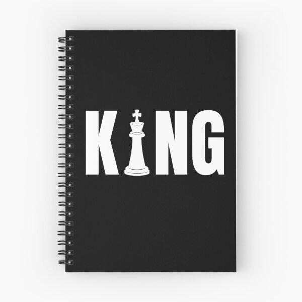 Item preview, KING Chess Typography Minimal Black & White Design designed and sold by Sanika arts .