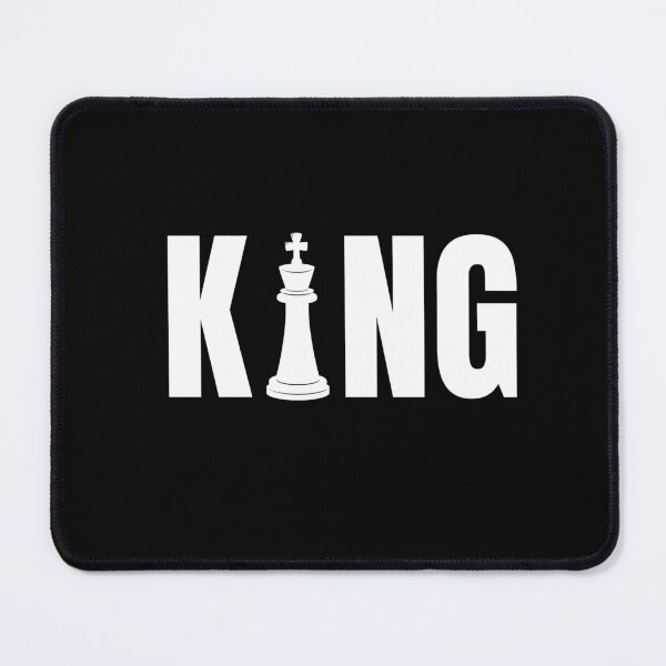Item preview, KING Chess Typography Minimal Black & White Design designed and sold by Sanika arts .