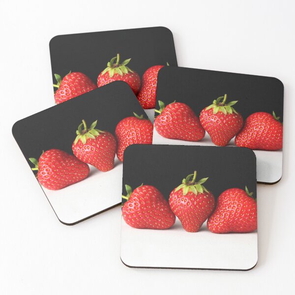 Item preview, Strawberries on Black over White designed and sold by Alan Harman.
