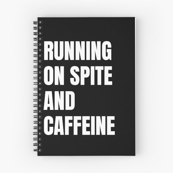Item preview, Running On Spite And Caffeine T-Shirt | Funny Nurse Teacher Gift | Sarcastic Work Humor Burnout designed and sold by auradesign.