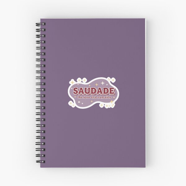 Item preview, Saudade The Love That Remains, Portuguese Word, Aesthetic Typography Sticker designed and sold by KAONAT.