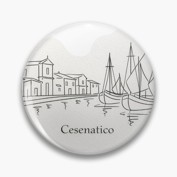 Item preview, Cesenatico Line Art – Minimal Coastal Design designed and sold by Klysztof.