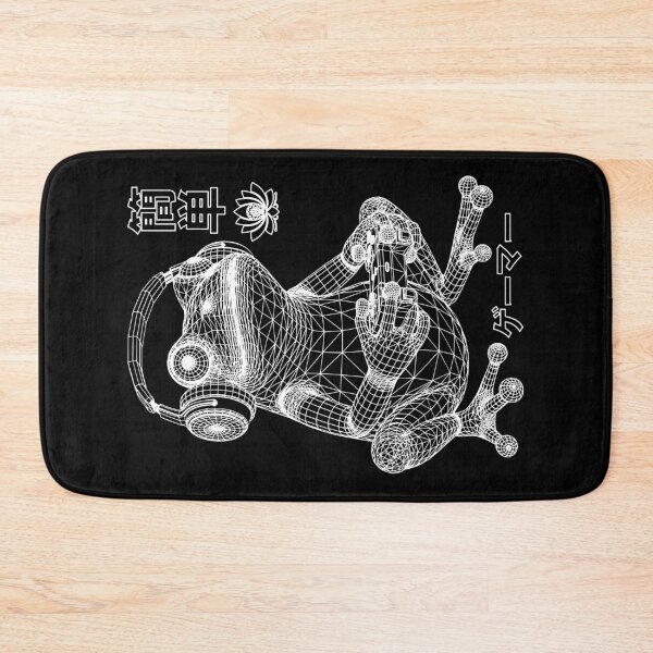Item preview, Frog Computer Gamer Funny Gaming Wireframe Japanese Player designed and sold by GrandeDuc.
