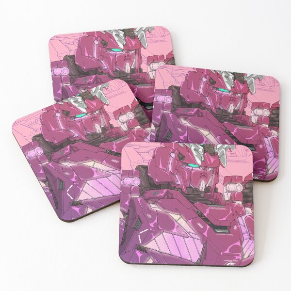 Item preview, Pink Iridescent Unicorn Gundam Art - Anime Mecha Design designed and sold by deveerei.