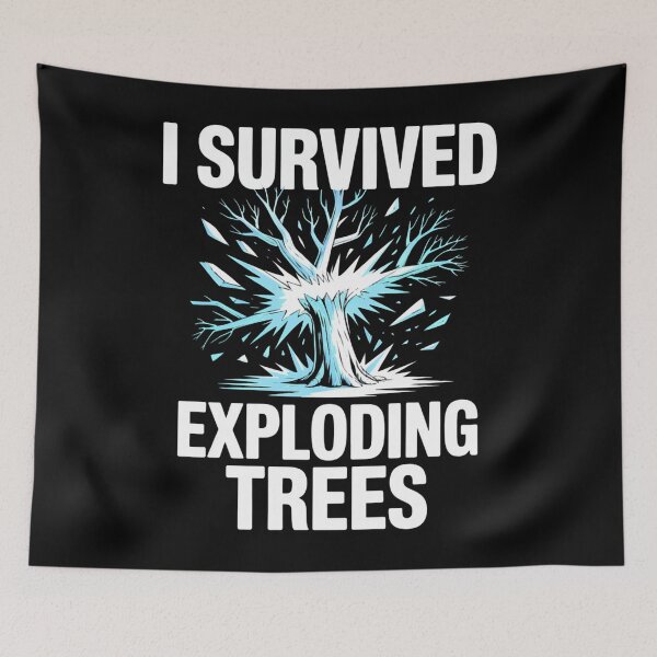 Item preview, I Survived Exploding Trees Midwest Snow Storm designed and sold by AjdinZ.