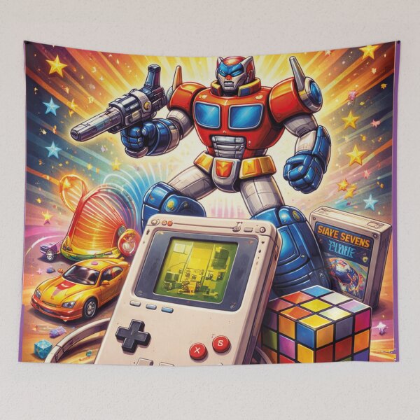 Item preview, Retro Gaming Power – 80s Toy Nostalgia designed and sold by Mauswohn.
