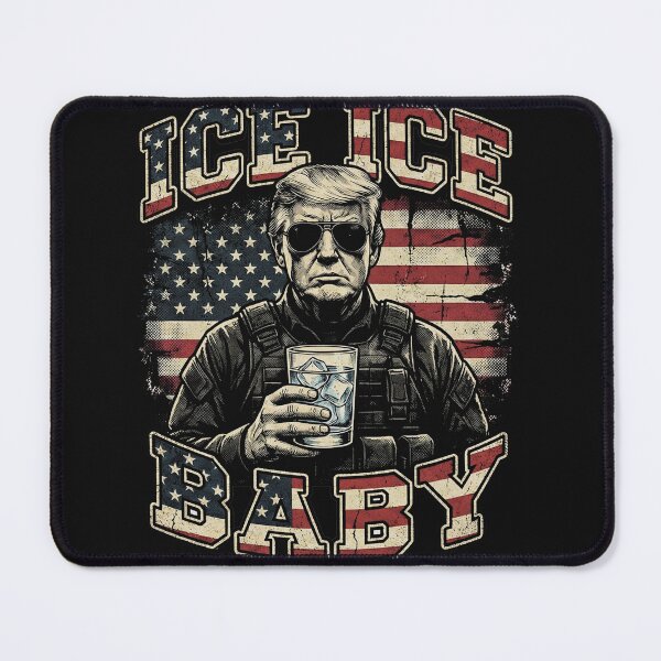Item preview, anti Trump ICE ICE Baby - Conservative Border Security Parody designed and sold by AdyKurniawan.