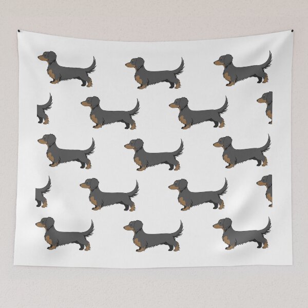 Item preview, Long-hair Blue & Tan Mini-Print designed and sold by ChocolateDapple.
