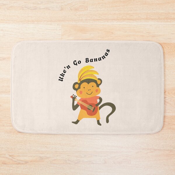 Item preview, Uke'n Go Bananas Funny Monkey designed and sold by Sachie's Studio.