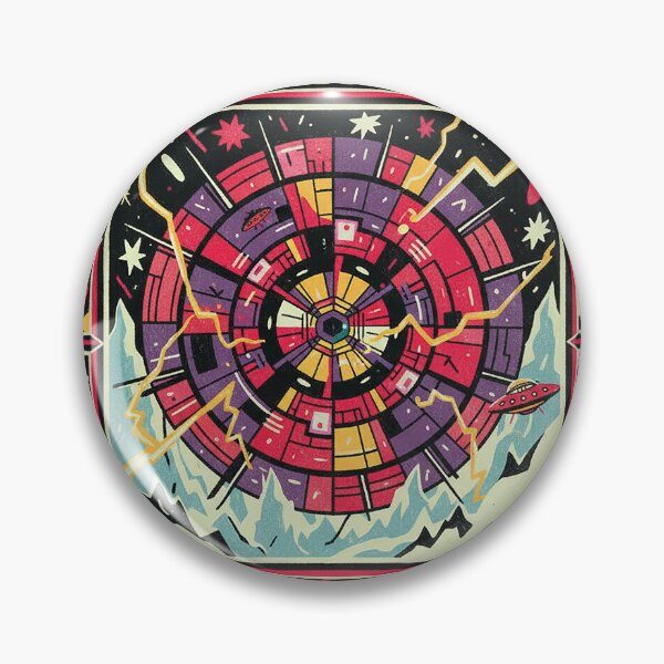 Item preview, Greenland Arctic Portal Retro Psychedelic Geometric designed and sold by zzz888.