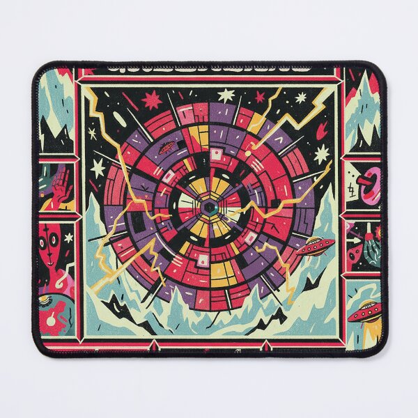 Item preview, Greenland Arctic Portal Retro Psychedelic Geometric designed and sold by zzz888.