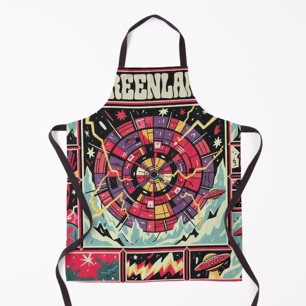 Item preview, Greenland Arctic Portal Retro Psychedelic Geometric designed and sold by zzz888.