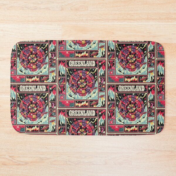 Item preview, Greenland Arctic Portal Retro Psychedelic Geometric designed and sold by zzz888.
