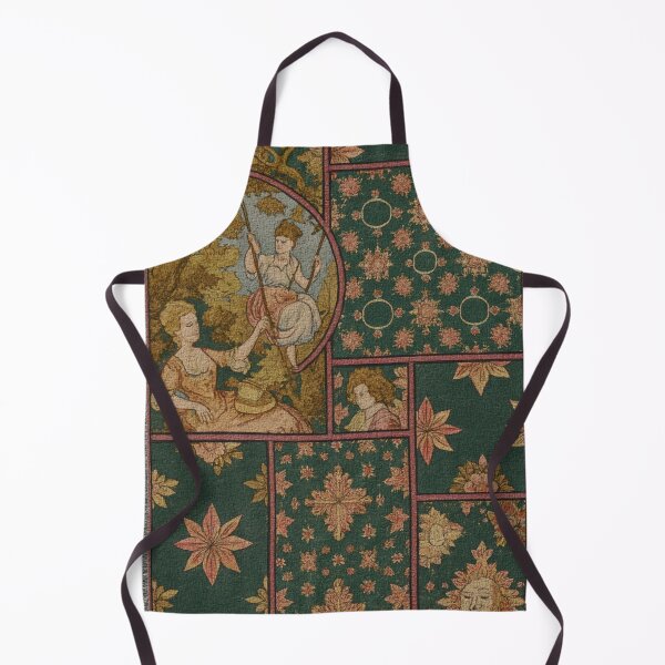 Item preview, Pastoral Reverie – Vintage Garden Tapestry Collage designed and sold by LuxuryApparels.