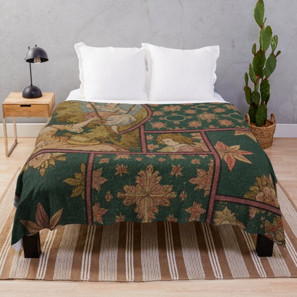 Item preview, Pastoral Reverie – Vintage Garden Tapestry Collage designed and sold by LuxuryApparels.