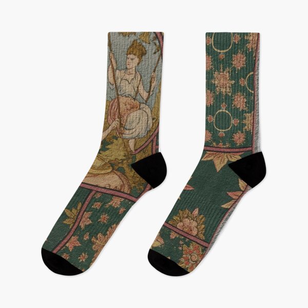 Item preview, Pastoral Reverie – Vintage Garden Tapestry Collage designed and sold by LuxuryApparels.