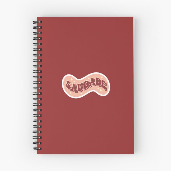 Item preview, Saudade Portuguese Word, Nostalgic Longing, Retro Aesthetic Typography Sticker designed and sold by KAONAT.